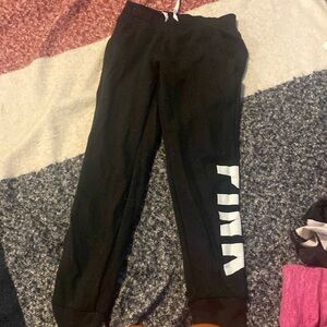 Pink Victoria’s Secret jogger